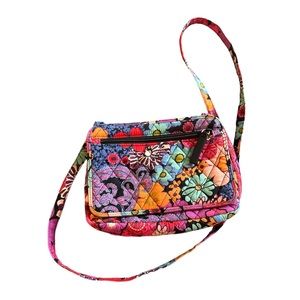 Vera Bradley Women’s RFID Wallet Crossbody cotton